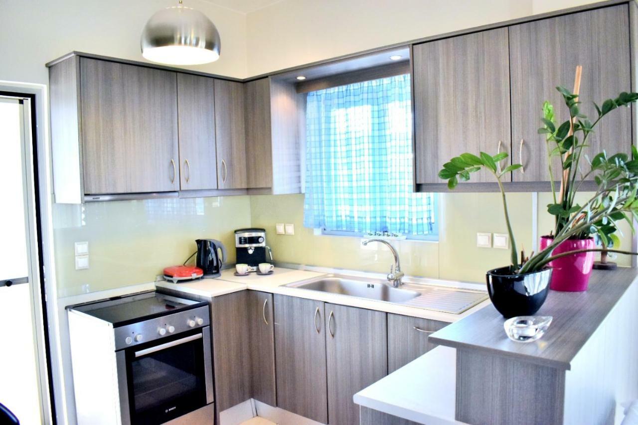 Almyrida Sea View House Villa Bagian luar foto