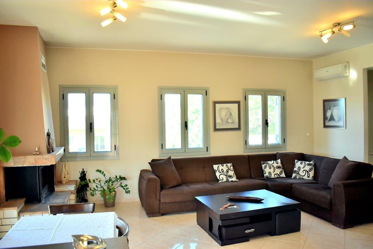 Almyrida Sea View House Villa Bagian luar foto
